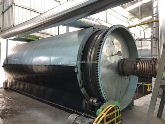 Steinkohlebetriebene Pyrolyse-Maschine für Abfallreifen Kunststoffölschlamm Aluminiumfolie