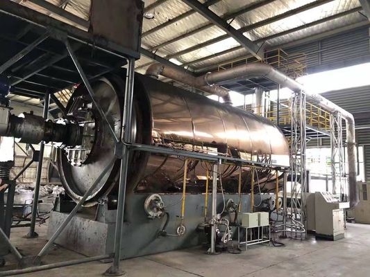 15.5kw Pyrolyse- und Destillationssystem zum Recycling alter Reifen Reifen Plastikölschlamm