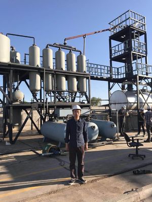 Q245R Kesselstahl 25KW Abfallmotorölreiniger für Regenerationsprozess
