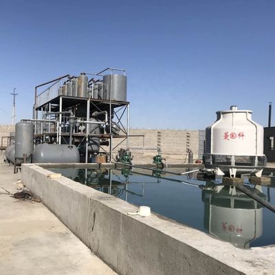 Gebrauchtes Öl-Refining-System für das Recycling Schwarzes Motoröl Öko-freundlich