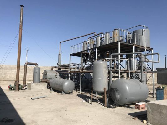 Effiziente Reinigung von gebrauchtem Motoröl D1600*3500mm Destillationsmaschine für Energiebergbau