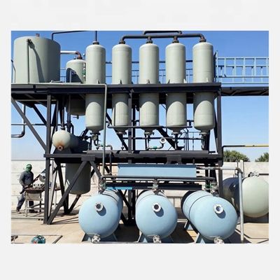Effiziente Reinigung von gebrauchtem Motoröl D1600*3500mm Destillationsmaschine für Energiebergbau
