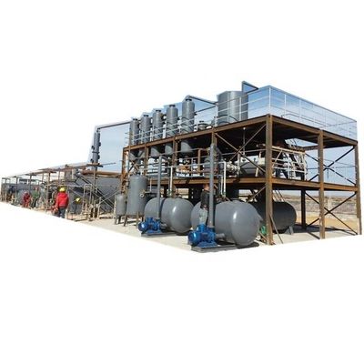 Effiziente Reinigung von gebrauchtem Motoröl D1600*3500mm Destillationsmaschine für Energiebergbau