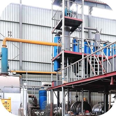 Q245R Boiler Stahl vollautomatisch Rohölabfälle zu Dieseldestillationsanlage