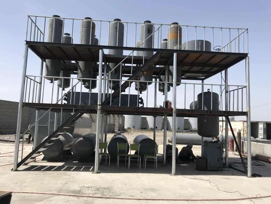 10-15 Tonnen Kapazität Öl-Recycling-Produktionslinie Umwandeln von Abfall-Schwarzen Öl zu Diesel