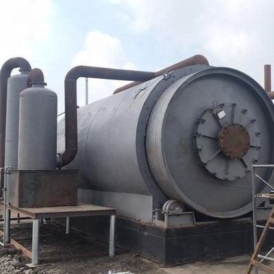 15.5kw Rotationstyp Recycling Umwandeln Abfallreifen und Kunststoff in Brennstofföl Pyrolyse Maschinen