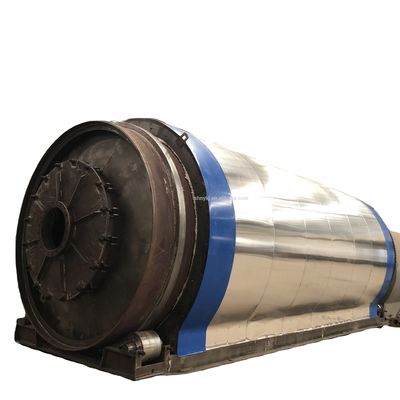 15.5kw Rotationstyp Recycling Umwandeln Abfallreifen und Kunststoff in Brennstofföl Pyrolyse Maschinen