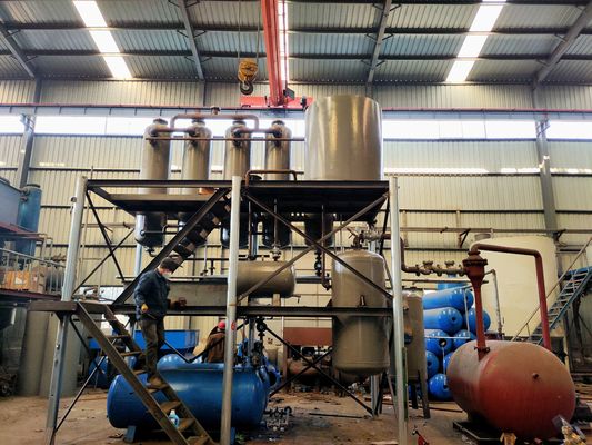 10 Tonnen Kapazität Motoröl Regeneration Schwarzes Öl Filtrationsmaschine für gebrauchtes Autoöl