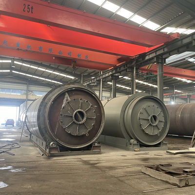 15.5kw Typ Kleinreifen-Abfall-Plastikkautschuk-Pyrolyseanlage zur Brennstoffproduktion