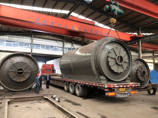 Top- Abfall aus Kunststoff Reifen Gummiöl Schlamm zu Energie Brennstofföl Maschine 30000 kg Gewicht