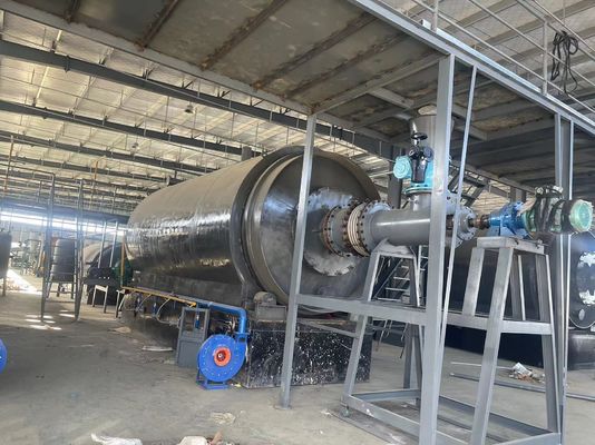 10 t/Tag Reifenrecyclingreaktor für Heizöl Pyrolyse Ausrüstung Vielseitig Anwendung