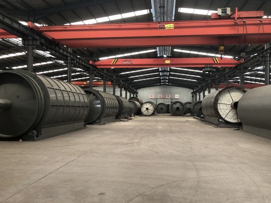 Top- Abfall aus Kunststoffreifen zum Brennstofföl-Pyrolyse-Maschine für Endprodukt Stahldraht