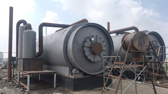 17.5 kW Leistung Pyrolyse Öl Reifen Recycling Maschine mit hoher Ölleistung