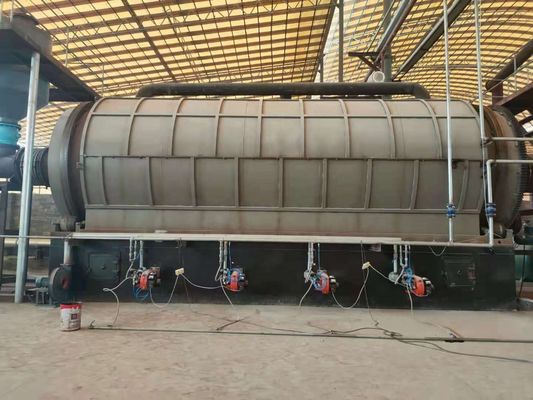 Umwandlung von Altreifen in wertvolles Pyrolyseöl mit Wasserkühlmaschine