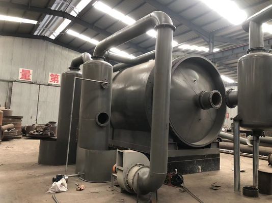 38 Tonnen Kapazität Pyrolyse Abfall Reifen zu Öl Produktionslinie für 300 Quadratmeter Standort
