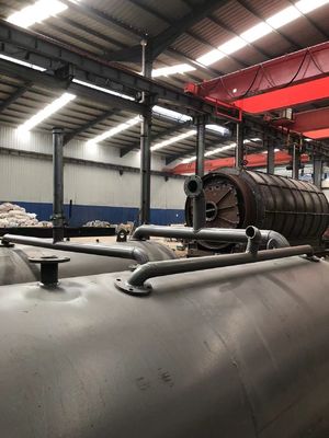 38 Tonnen Kapazität Pyrolyse Abfall Reifen zu Öl Produktionslinie für 300 Quadratmeter Standort