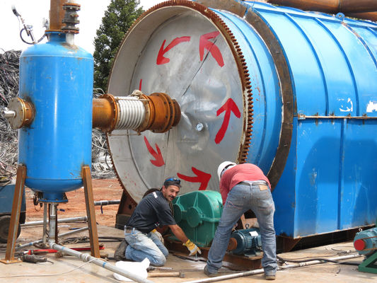 Rohstoff Gummi 2022 Thermal Cracking-Maschine Raffination Abfälle Reifen zu Öl-Ausrüstung
