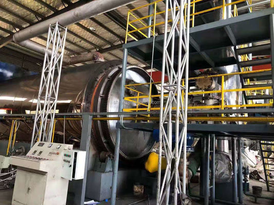 Energieeinsparung 15 TPD Abfallreifen Öl Pyrolyse Maschine für Gummi Recycling Produktionslinie