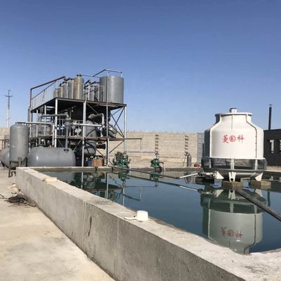 Verfärbungsmittel Pyrolyse Öl zu Dieselbrennstofföl Maschine für D1600*3500mm Rohstoff