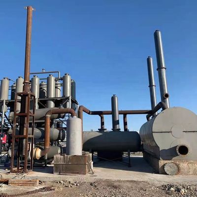 Verfärbungsmittel Pyrolyse Öl zu Dieselbrennstofföl Maschine für D1600*3500mm Rohstoff