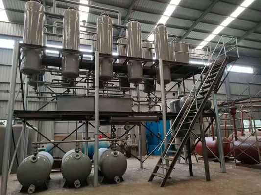 Verfärbungsmittel Pyrolyse Öl zu Dieselbrennstofföl Maschine für D1600*3500mm Rohstoff