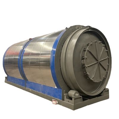Pyrolyse-Maschine zum Recyceln von Reifen Reifen Kunststofföl Schlamm Kabelschleife